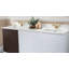 Ensemble de meuble-lavabo double 70,7 po avec miroir Chrisly-1089358348