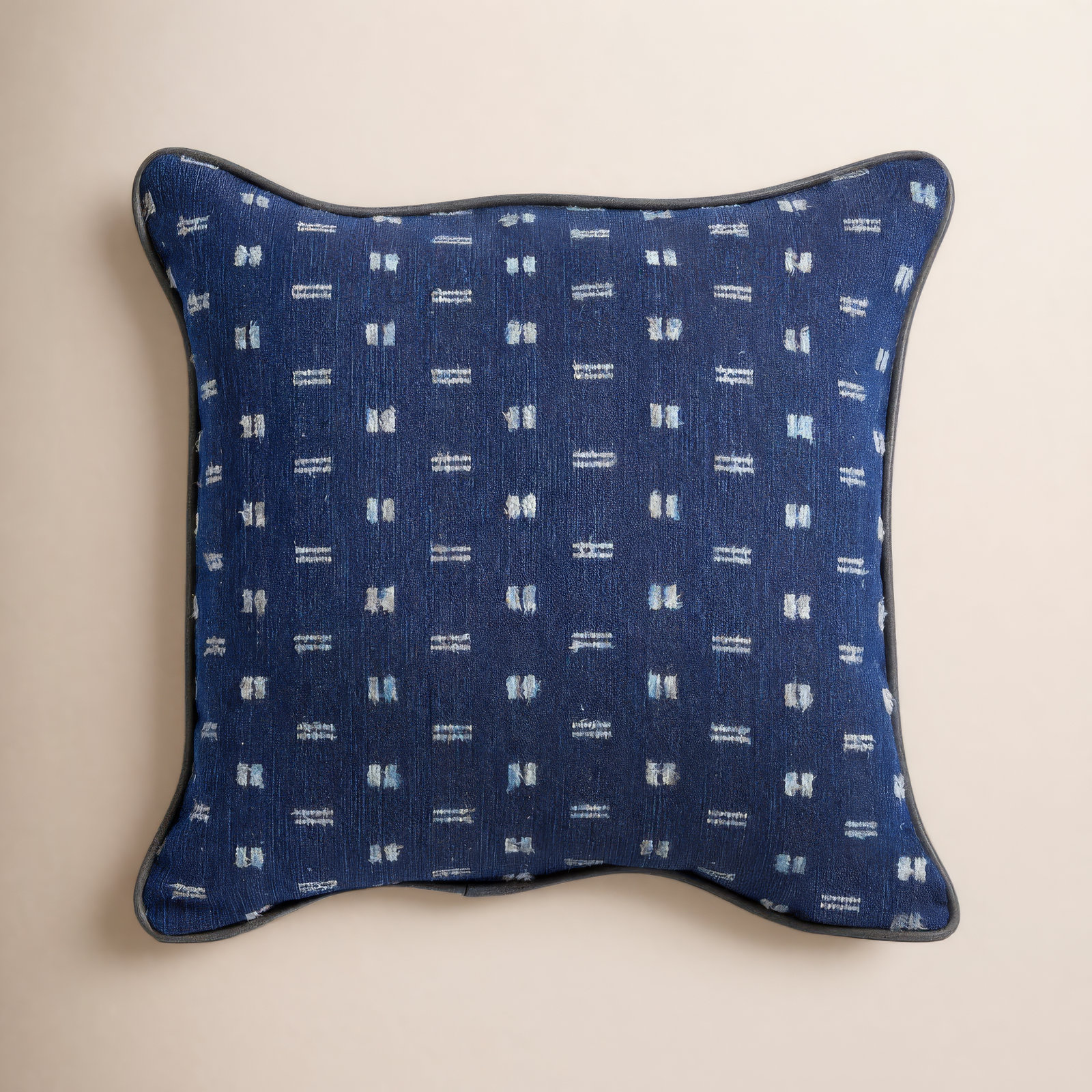 Zisper Geometric Throw Pillow, 20" x 20", Blue