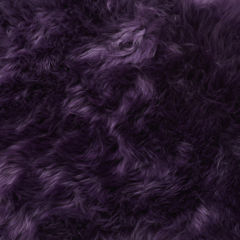 Solid Colour Sheepskin Shag 60cm X 95cm Area Rug