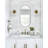 Bubba Metal Flat Wall Mirror