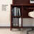 Paelynn 60” L-Shaped Desk with Hutch and Storage, Corner Computer Office Desk, Modern Wood, Hansen Cherry-1034378043-967259466
