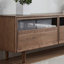 Meuble télé rétro en bois de frêne