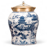 Hand Painted Decorative Porcelain Jar