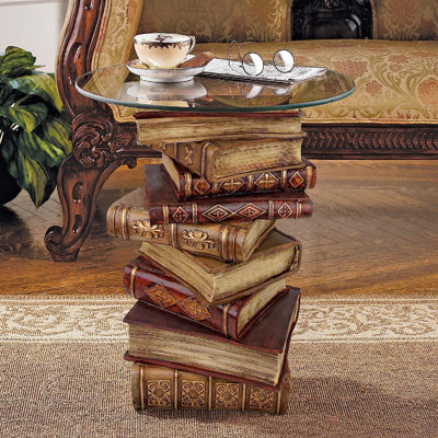 Glass Top End Table