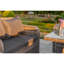 Lotus 10 Seater Fire Pit Dining Table Set