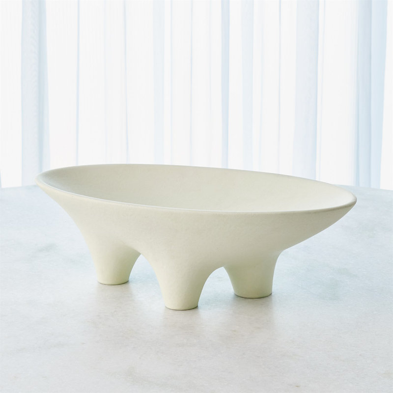 Opus Triple Leg Bowl-Ivory