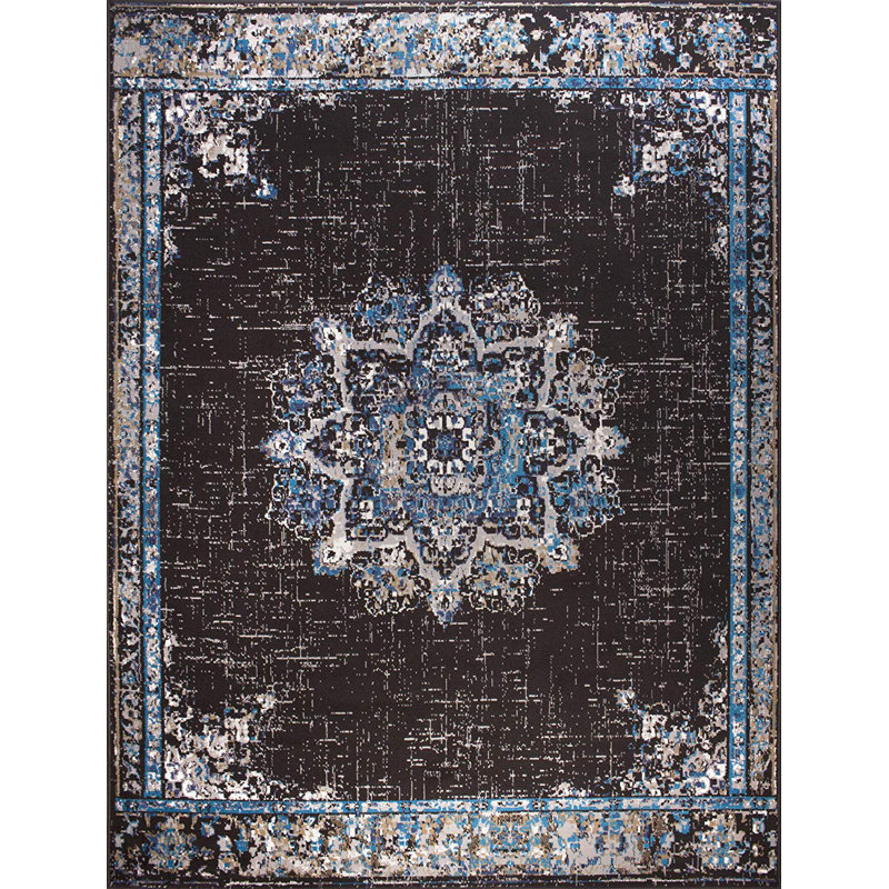 Tapis oriental intérieur / extérieur Schreffler, Rectangle 5 pi x 8 pi