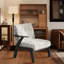 Chaise d'appoint moderne, fauteuil de lecture rembourré