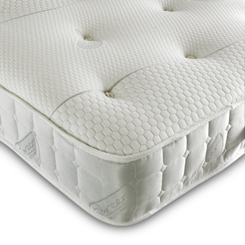 Sareer Furniture Rolled Open Coil Memory Mattress, Double (4'6)