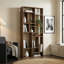 Malic Solid Wood Geometric Bookcase