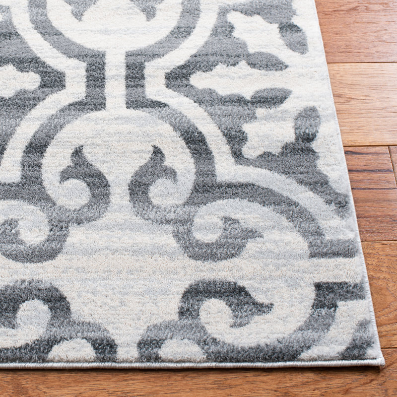Abramo Performance Geometric Rug, Square 6'7"