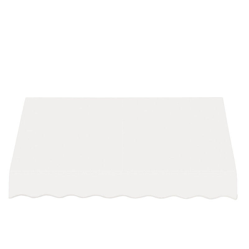 Auvent fixe en tissu acrylique San Francisco Awntech, H 24 po x l 64,5 po x P 42 po, Blanc