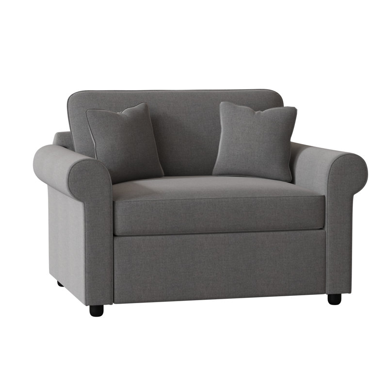 Warrington Upholstered Accent Chair, Cast Slate Sunbrella® Plainweave