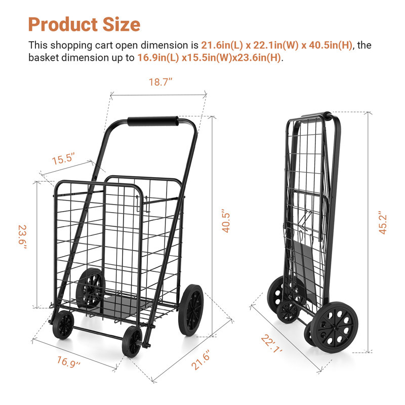 Chariot utilitaire robuste