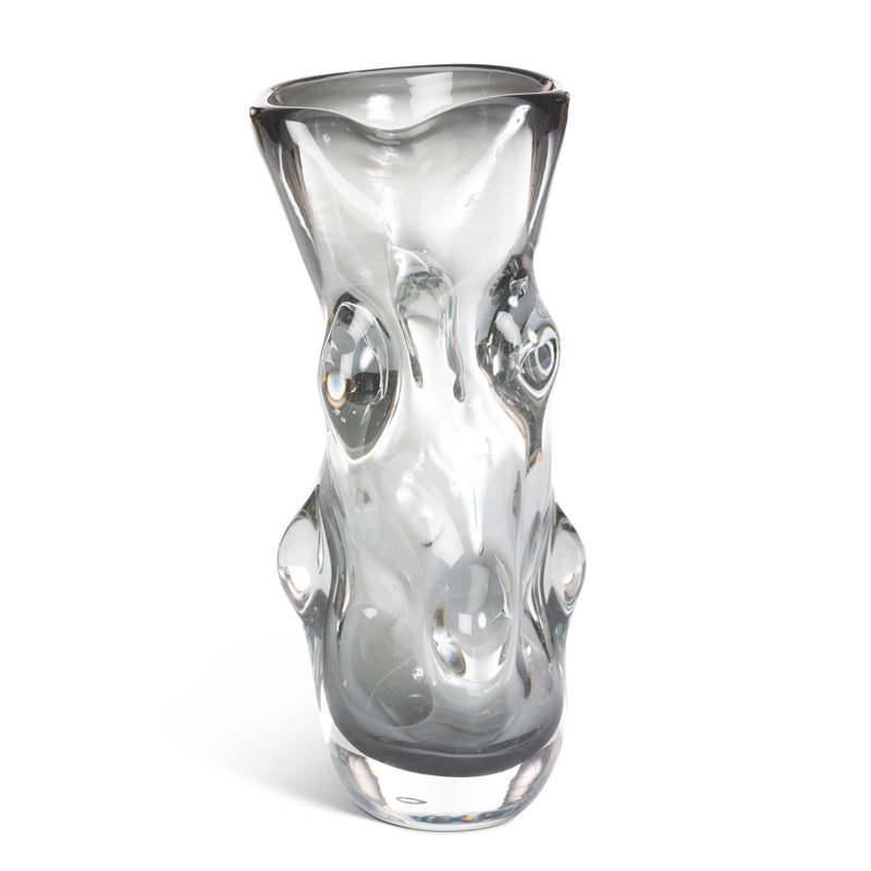 Vase en verre Serenity, fumée, grand