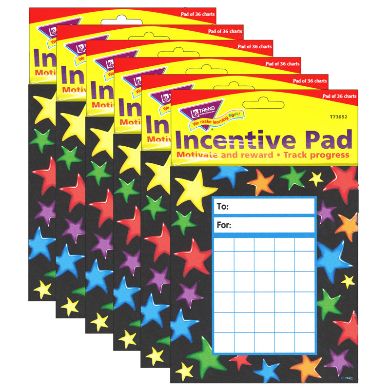 Ensemble de 6 patins d’incentives gel stars