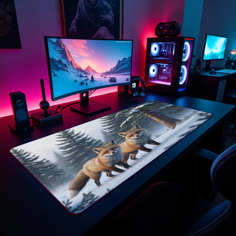 Polyester Desk Pad, 31.5x15.5
