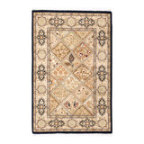 Classic One-of-a-Kind 2'8" x 4'1" Hand Knotted Area Rug