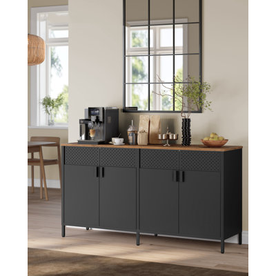 Steel 2 -Door Rectangle Accent Cabinet