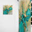 Khailynn - Abstract Marble Marble Room Darkening Curtain - 1 Panels-185740083