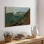 Paysage alpin avec un sommet enneigé (Le Dachstein) -Fryrich Gauermann-Toile tendue avec châssis-c. Milieu du 19e siècle-42977719