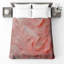 Couvre-lit palmier rose-125028259
