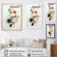 Teal Orange Line Art Conceptual Symbolism On Canvas Print-2112476261-2112476282