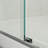 Oceanus 55" - 59" W x 75" H Single Sliding Frameless Shower Door with Clear Glass-70748824