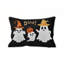 Coussin décoratif en velours d'Halloween Boo Ghost