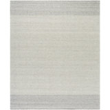 Romano Hand Loomed Wool Striped Area Rug in Gray