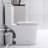 Toilet With 600W Powerful : Dual Flush, 17.25" Compliant Seat, Soft-Close, 3 Water Entries, White Modern For Basement: Comfort Soft-Close Lid, Inlets,