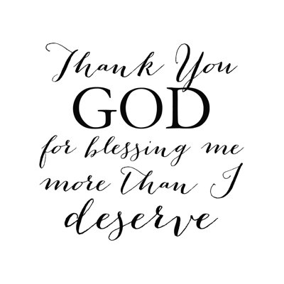 " Thank You Blessings "