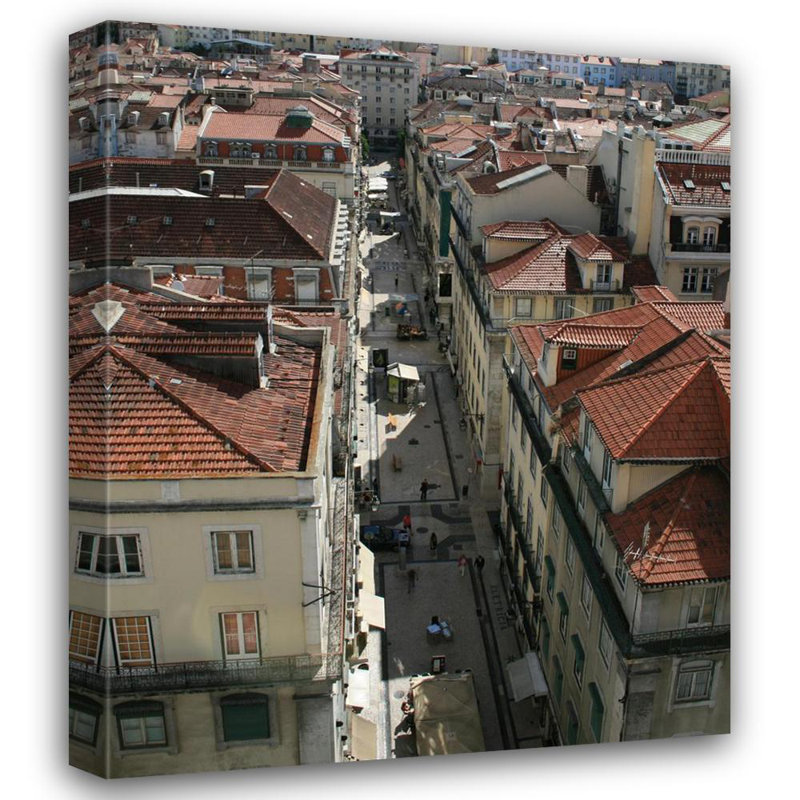 Rua De Santa Justa, Lisbonne, Portugal, H 18 po x l 15 po