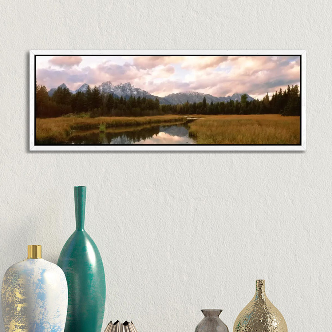 Grand Teton National Park WY USA - Panoramic Print on Canvas