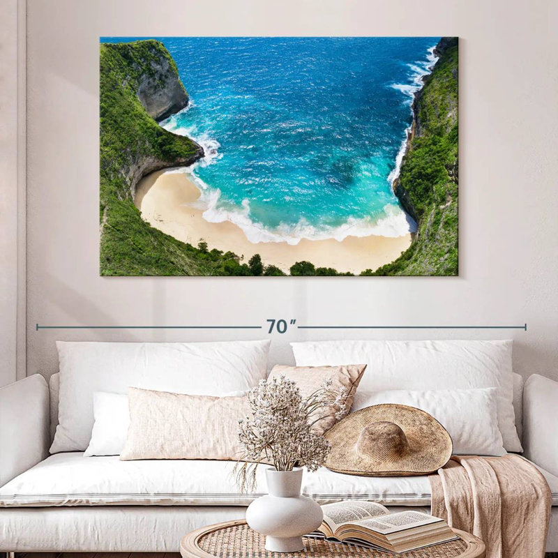 Plage de sable Kingleking, H 34 po x l 51 po