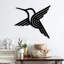 Élégant accessoire mural décoratif en métal, noir, 21,3 po x 19,7 po | Fabrication 100% métal, épaisseur: 0,05 pouce | Parfait pour la décoration intérieure et les intérieurs modernes, design durable et accrocheur