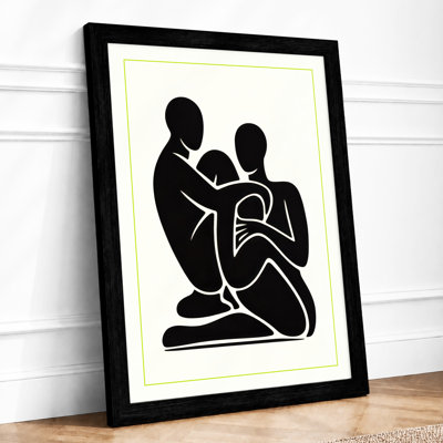 Shared Reading Minimalist - Framed Print