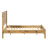 Hibir Farmhouse Solid Wood Panel Bed With Chunky, Sturdy Posts - Rustic Style-123418554-123297192