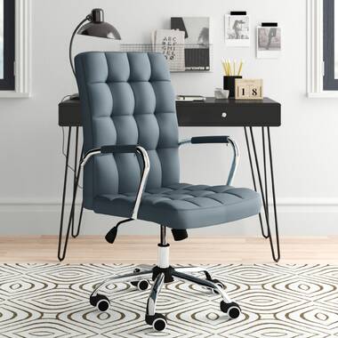 Bagnold Home Office Microfiber Desk Chair  Home office chairs, Tufted office  chair, Home office furniture