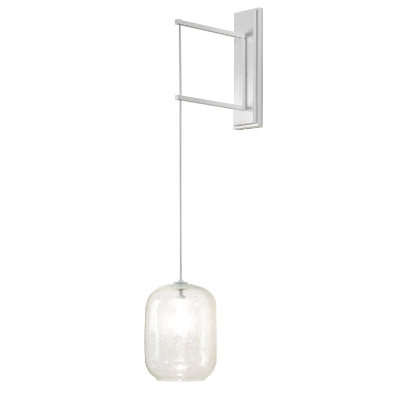Pastilla 1 - Light Armed Sconce, Gloss White