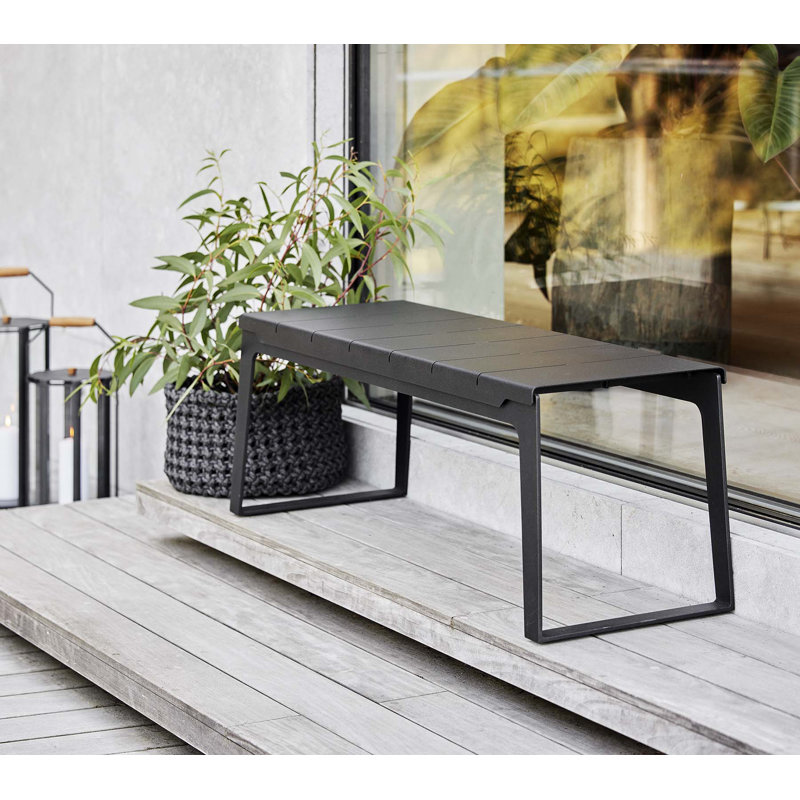 Copenhagen Powder Coated Aluminum Outdoor Bench