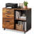 Cambrie 31.5" Wide 3 Drawer Wood File Cabinet, Mobile Filing Cabinet with Shelves, Lateral File Cabinet With Changeable Shelves For Home Office-438224157