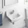 Greenwich Vitreous China Rectangular Wall Mount Bathroom Sink with Overflow