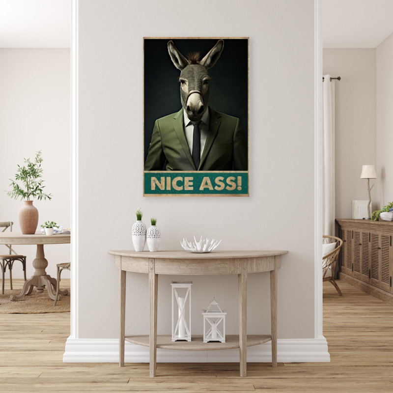 Donkey Nice Ass, H 14 po x l 11 po x P 1,25 po