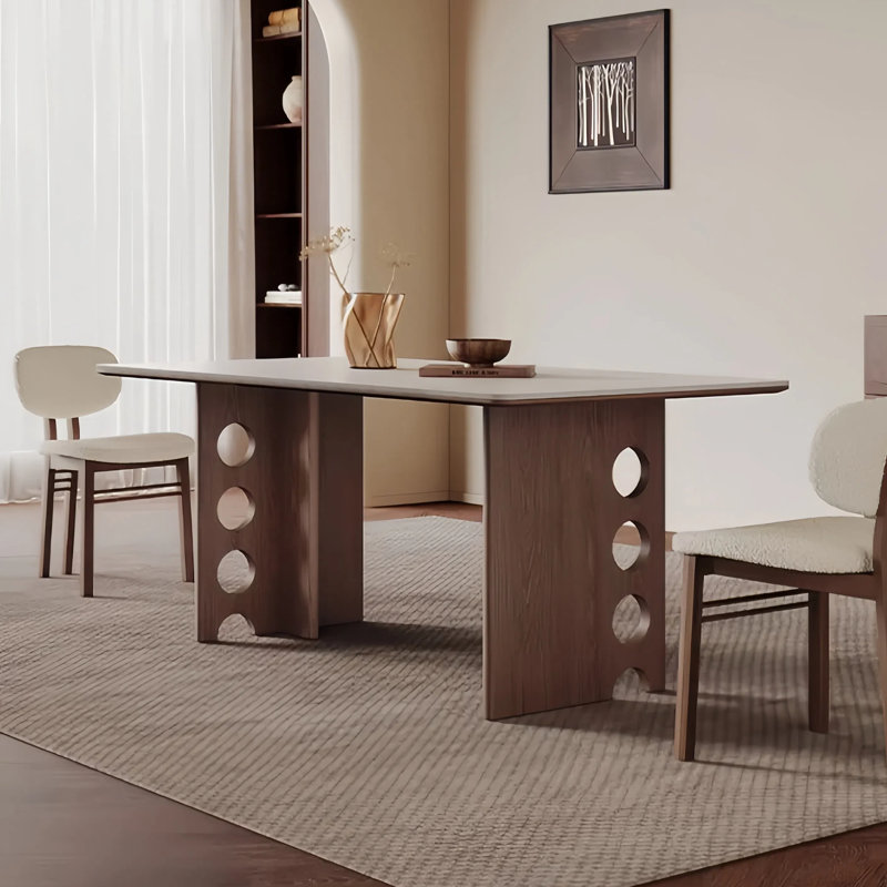 Une table de salle à manger de style chinois pour un usage domestique, H 29,52 po x L 70,86 po x l 35,43 po