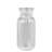 Fluted And Frilled Vases, Glass - Set/3  Sm: 3X3x3.05, Med: 2.25X5.25, Lrg: 3X3x6