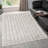 Modern Geometric Grid Area Rug-616403070-616403067