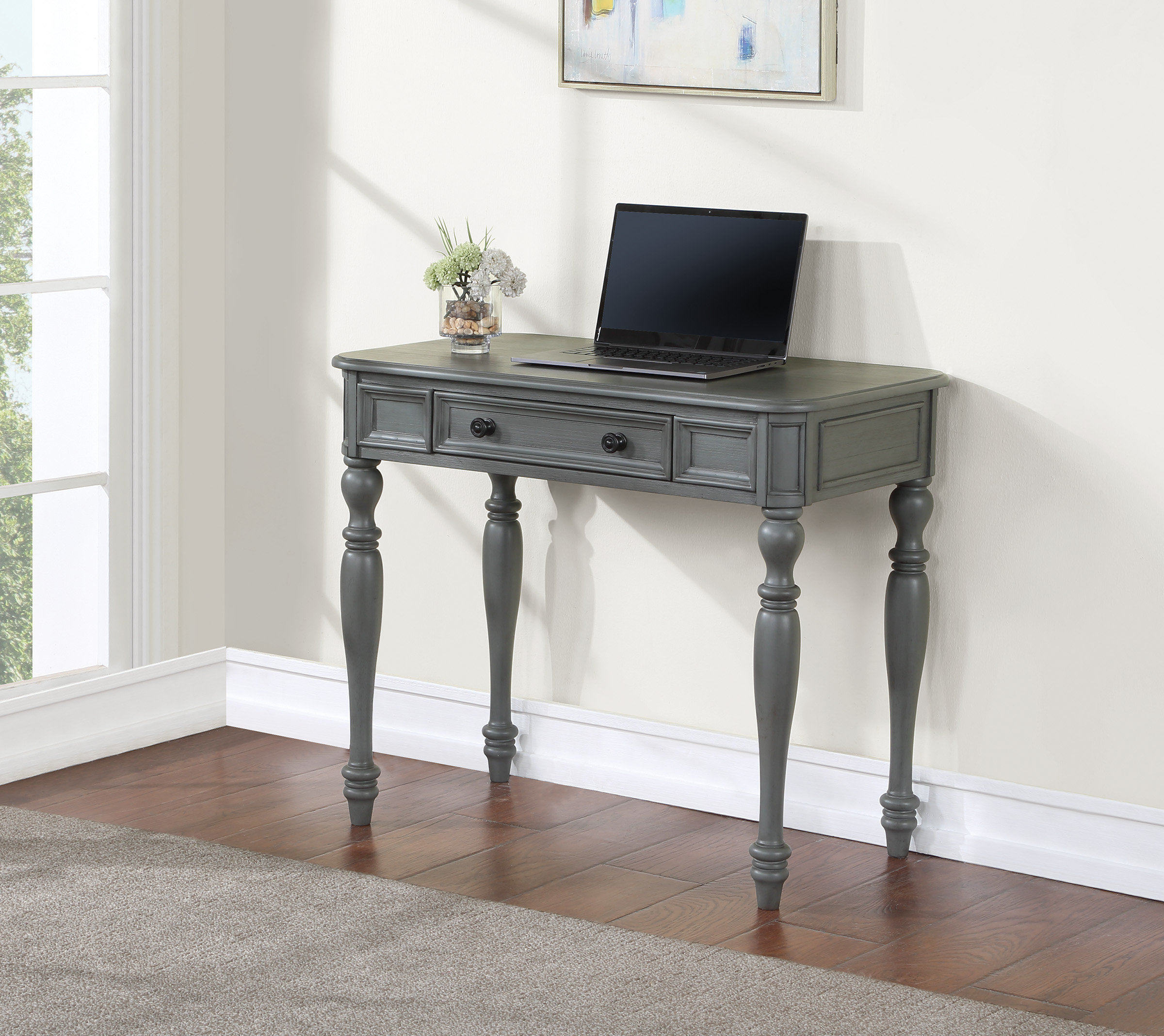 Ophelia & Co. Burstyn 36'' W Rectangle Writing Desk | Wayfair