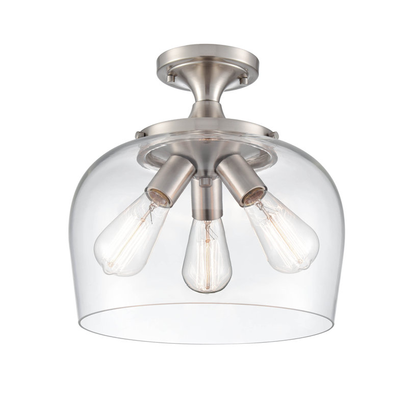 Alando Glass Semi Flush Mount