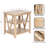 Broadbridge Rectangle Tiered Wooden Side Table